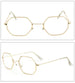 Golden frame white flat
