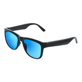 Bluetooth Sunglasses Men Women Smart Glasses Audio Sunglasses Music Frame Polarized Lenses Hands Free Calls Open Ear Sound (Blue)