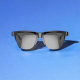 Bluetooth Sunglasses for Men Women Smart Glasses Audio Sunglasses Music Frame Glasses, Polarized Lens, Stereo Speaker, Touch Voice Assistant, Hands-Free Calling, Open Ear Sound -Black