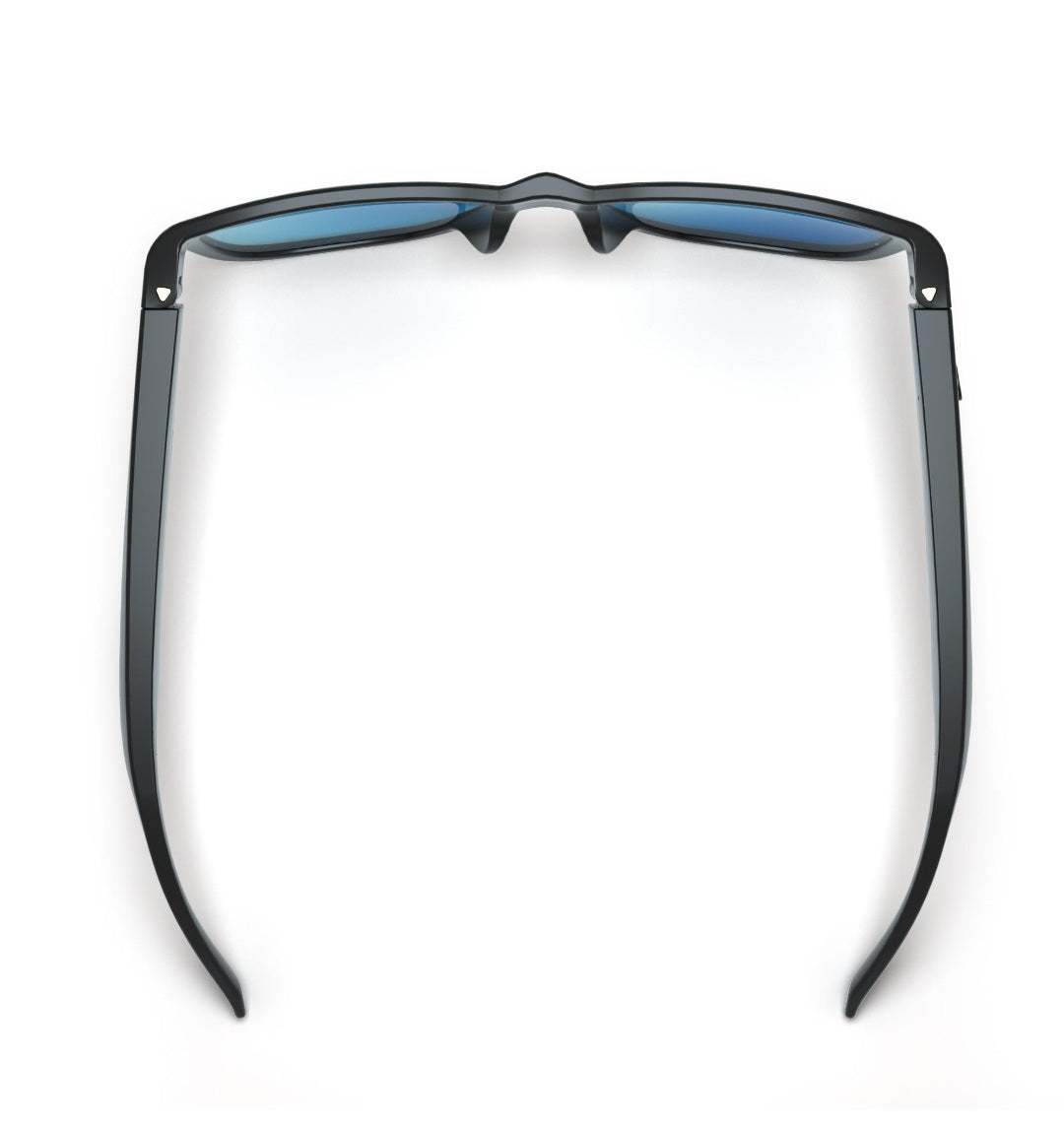 Bluetooth Sunglasses Men Women Smart Glasses Audio Sunglasses Music Frame Polarized Lenses Hands Free Calls Open Ear Sound (Blue)